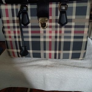 Plaid Hobo Like Big Purse Bag